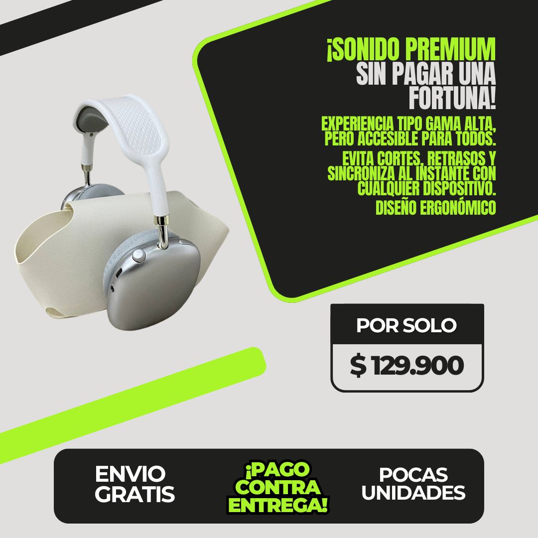 AirMax Diadema | Sonido Premium Todo el Día