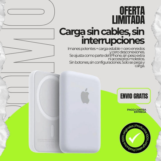 Battery Pack MagSafe | Carga magnética inmediata donde estés
